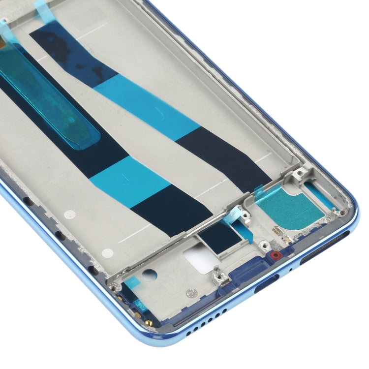 Original Front Housing LCD Frame Bezel Plate for Xiaomi Mi 11 Lite 4G M2101K9AG(Blue) - Frame Bezel Plate by PMC TechLife | Online Shopping South Africa | PMC TechLife