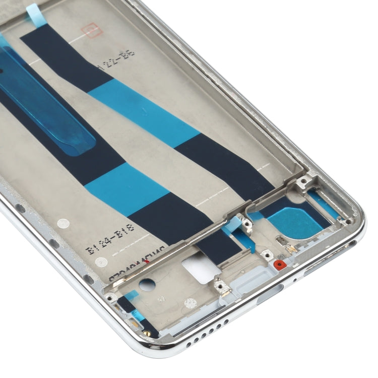 Original Front Housing LCD Frame Bezel Plate for Xiaomi Mi 11 Lite 4G M2101K9AG(Silver) - Frame Bezel Plate by PMC TechLife | Online Shopping South Africa | PMC TechLife
