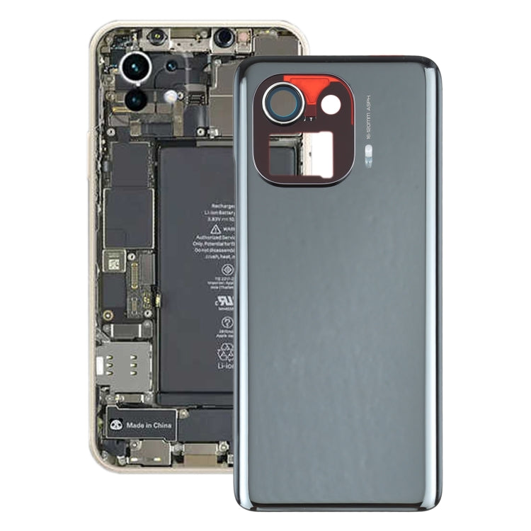 Original Battery Back Cover for Xiaomi Mi 11 Pro(Black) - Back Cover by PMC TechLife | Online Shopping South Africa | PMC TechLife