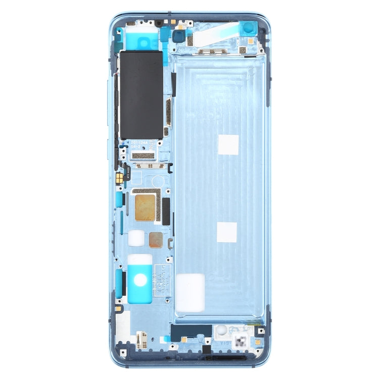 Original Front Housing LCD Frame Bezel Plate for Xiaomi Mi 10S(Blue) - Frame Bezel Plate by PMC TechLife | Online Shopping South Africa | PMC TechLife