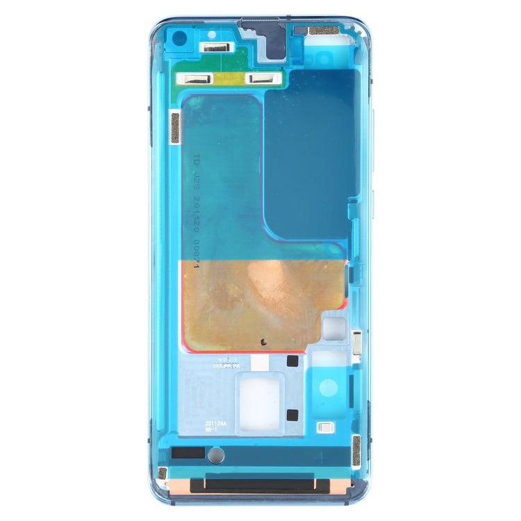 Original Front Housing LCD Frame Bezel Plate for Xiaomi Mi 10S(Blue) - Frame Bezel Plate by PMC TechLife | Online Shopping South Africa | PMC TechLife