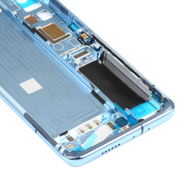 Original Front Housing LCD Frame Bezel Plate for Xiaomi Mi 10S(Blue) - Frame Bezel Plate by PMC TechLife | Online Shopping South Africa | PMC TechLife