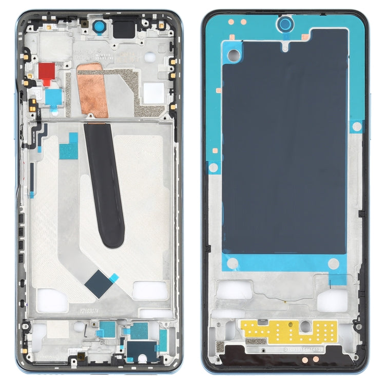 Original Front Housing LCD Frame Bezel Plate for Xiaomi Poco F3 M2012K11AG (Blue) - Frame Bezel Plate by PMC TechLife | Online Shopping South Africa | PMC TechLife