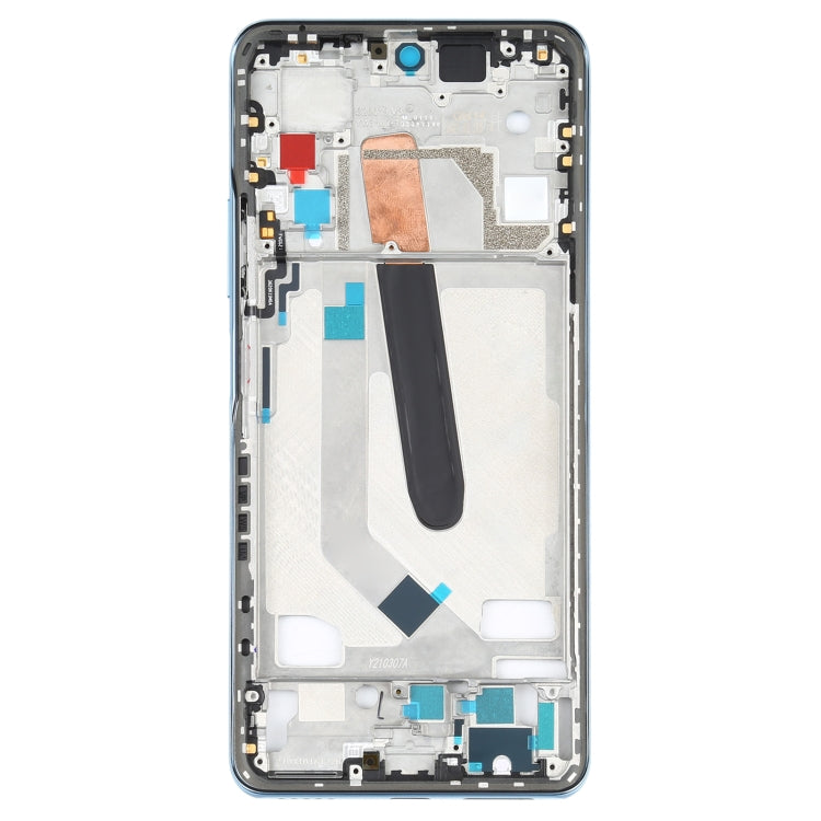 Original Front Housing LCD Frame Bezel Plate for Xiaomi Poco F3 M2012K11AG (Blue) - Frame Bezel Plate by PMC TechLife | Online Shopping South Africa | PMC TechLife