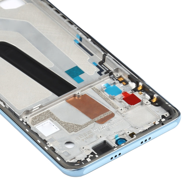 Original Front Housing LCD Frame Bezel Plate for Xiaomi Poco F3 M2012K11AG (Blue) - Frame Bezel Plate by PMC TechLife | Online Shopping South Africa | PMC TechLife