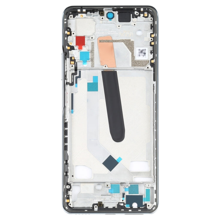 Original Front Housing LCD Frame Bezel Plate for Xiaomi Poco F3 M2012K11AG (White) - Frame Bezel Plate by PMC TechLife | Online Shopping South Africa | PMC TechLife