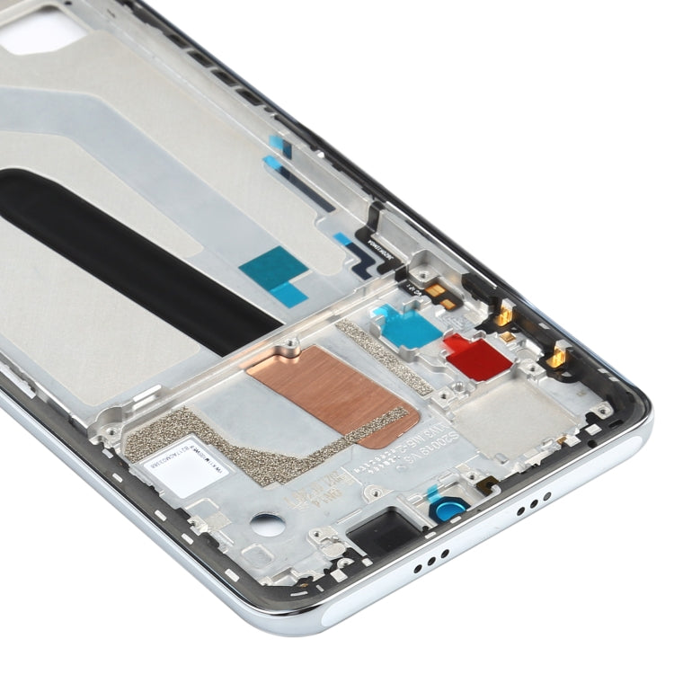 Original Front Housing LCD Frame Bezel Plate for Xiaomi Poco F3 M2012K11AG (White) - Frame Bezel Plate by PMC TechLife | Online Shopping South Africa | PMC TechLife