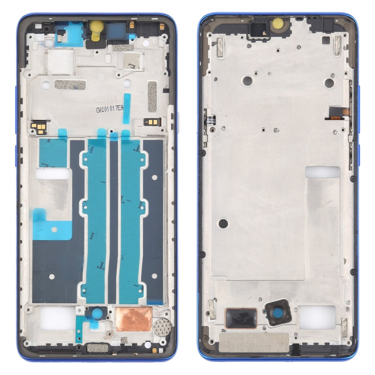 Front Housing LCD Frame Bezel Plate for TCL 10 Plus T782H(Blue) - For TCL by PMC TechLife | Online Shopping South Africa | PMC TechLife