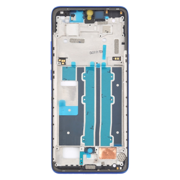 Front Housing LCD Frame Bezel Plate for TCL 10 Plus T782H(Blue) - For TCL by PMC TechLife | Online Shopping South Africa | PMC TechLife