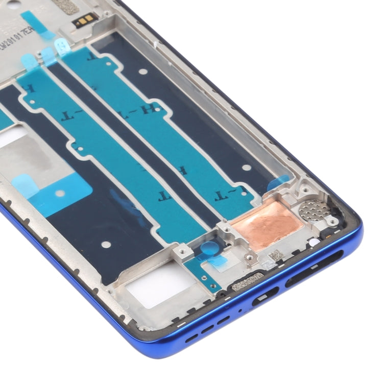 Front Housing LCD Frame Bezel Plate for TCL 10 Plus T782H(Blue) - For TCL by PMC TechLife | Online Shopping South Africa | PMC TechLife