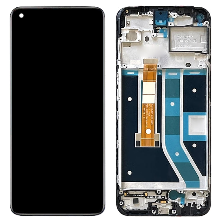For OnePlus Nord N100 BE2013 Digitizer Full Assembly with Frame OEM LCD Screen (Black) - free shipping - PMC TechLife - Order now!