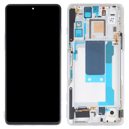 OLED LCD Screen for Xiaomi Redmi K40 Gaming M2012K10C M2104K10AC Digitizer Full Assembly With Frame(Silver) - LCD Screen by PMC Jewellery | Online Shopping South Africa | PMC Jewellery