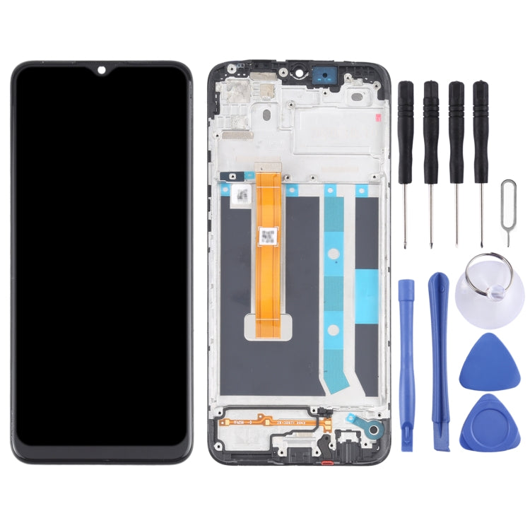 Original LCD Screen and Digitizer Full Assembly With Frame for OPPO A15 / A15S / A35 / A16K CPH2185 CPH2179 PEHM00 - free shipping - PMC TechLife - Order now!
