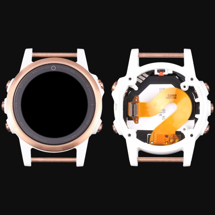 LCD Screen and Digitizer Full Assembly With Frame for Garmin Fenix 5S (Sapphire Version)(White) -  by PMC Jewellery | Online Shopping South Africa | PMC Jewellery