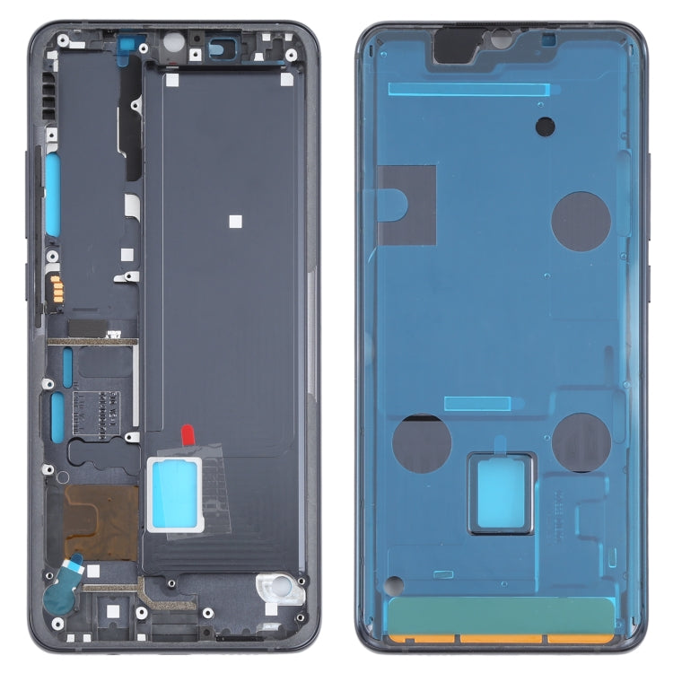 Front Housing LCD Frame Bezel Plate for Xiaomi Mi Note 10 Lite M2002F4LG, M1910F4G (Black) - LCD Related Parts by PMC TechLife | Online Shopping South Africa | PMC TechLife
