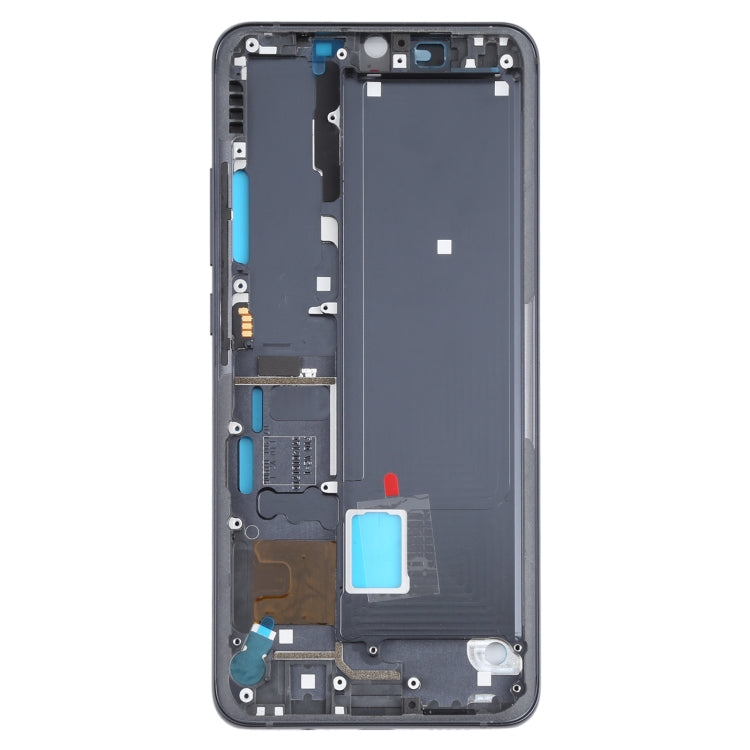 Front Housing LCD Frame Bezel Plate for Xiaomi Mi Note 10 Lite M2002F4LG, M1910F4G (Black) - LCD Related Parts by PMC TechLife | Online Shopping South Africa | PMC TechLife