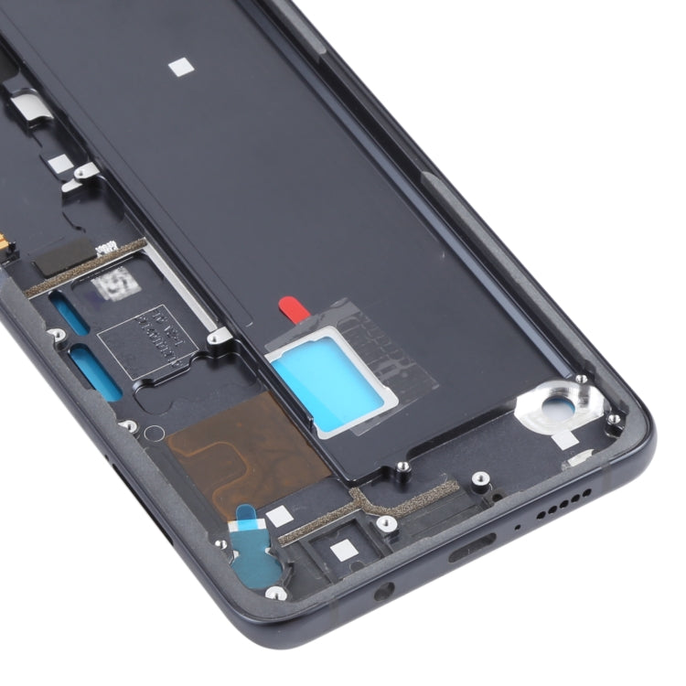 Front Housing LCD Frame Bezel Plate for Xiaomi Mi Note 10 Lite M2002F4LG, M1910F4G (Black) - LCD Related Parts by PMC TechLife | Online Shopping South Africa | PMC TechLife