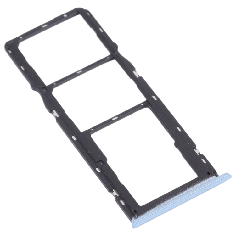 For OPPO Realme C11 (2021) RMX3231 SIM Card Tray + SIM Card Tray + Micro SD Card Tray (Blue) - free shipping - PMC TechLife - Order now!