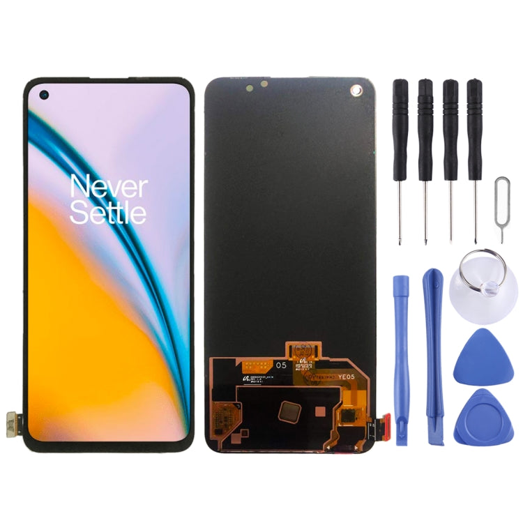 For OnePlus Nord 2 5G 2021  with Digitizer Full Assembly Original LCD Screen (Black) - free shipping - PMC TechLife - Order now!