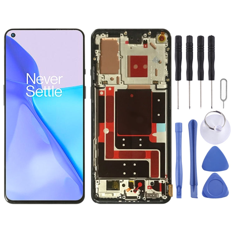 For OnePlus 9 LE2113 LE2111 LE2110 Digitizer Full Assembly With Frame Original LCD Screen (Blue) - free shipping - PMC TechLife - Order now!