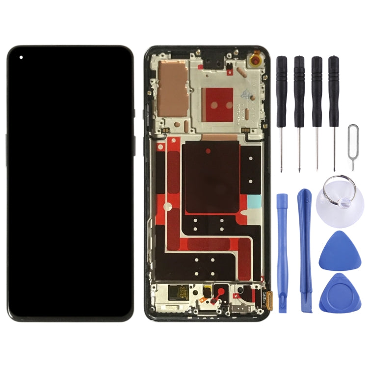 For OnePlus 9 LE2113 LE2111 LE2110 Digitizer Full Assembly With Frame Original LCD Screen (Blue) - free shipping - PMC TechLife - Order now!