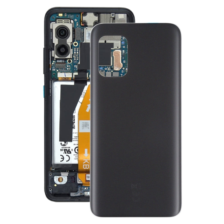 Glass Battery Back Cover with Adhesive for Asus Zenfone 8 ZS590KS(Frosted Black) - Back Cover by PMC TechLife | Online Shopping South Africa | PMC TechLife