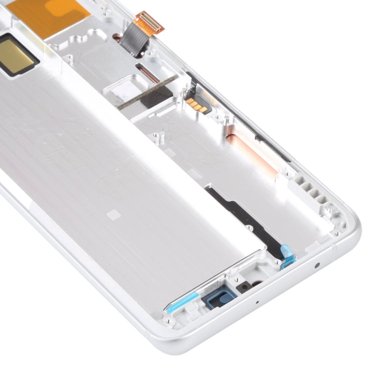 AMOLED LCD Screen for Xiaomi Mi Note 10 Lite M2002F4LG Digitizer Full Assembly with Frame(Silver) - free shipping - PMC TechLife - Order now!