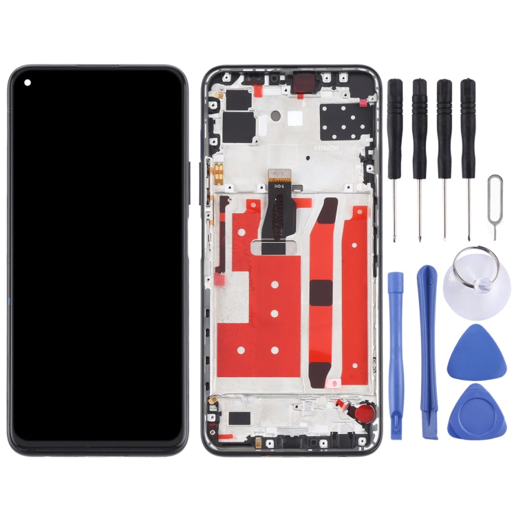 Original LCD Screen for Huawei P40 Lite 5G Digitizer Full Assembly With Frame(Black) - free shipping - PMC TechLife - Order now!