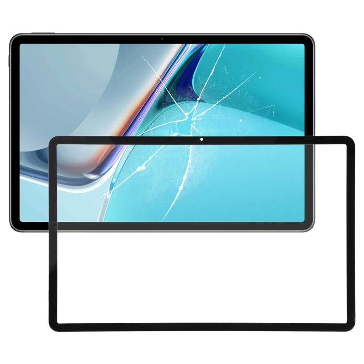 For Huawei MatePad 11 2021 DBY-W09 DBY-AL00  Front Screen Outer Glass Lens (Black) - free shipping - PMC TechLife - Order now!