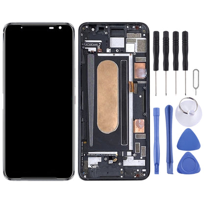 Original OLED LCD Screen for Asus ROG Phone 3 ZS661KS I003DD Digitizer Full Assembly with Frame（Black) - LCD Screen by PMC Jewellery | Online Shopping South Africa | PMC Jewellery
