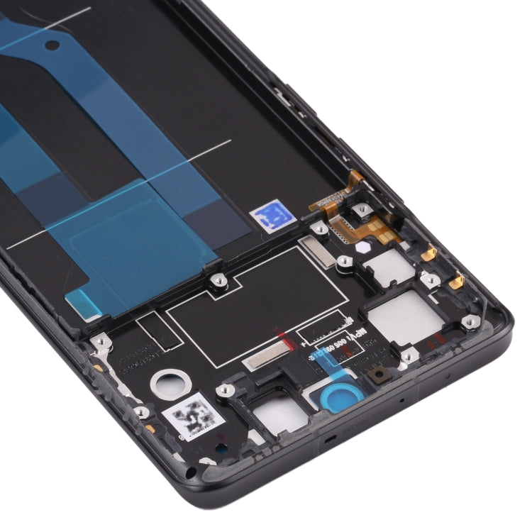 Original Front Housing LCD Frame Bezel Plate for Xiaomi Civi(Black) - Frame Bezel Plate by PMC TechLife | Online Shopping South Africa | PMC TechLife