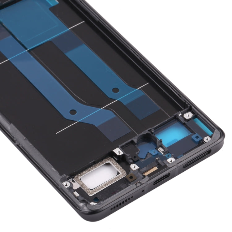 Original Front Housing LCD Frame Bezel Plate for Xiaomi Civi(Black) - Frame Bezel Plate by PMC TechLife | Online Shopping South Africa | PMC TechLife