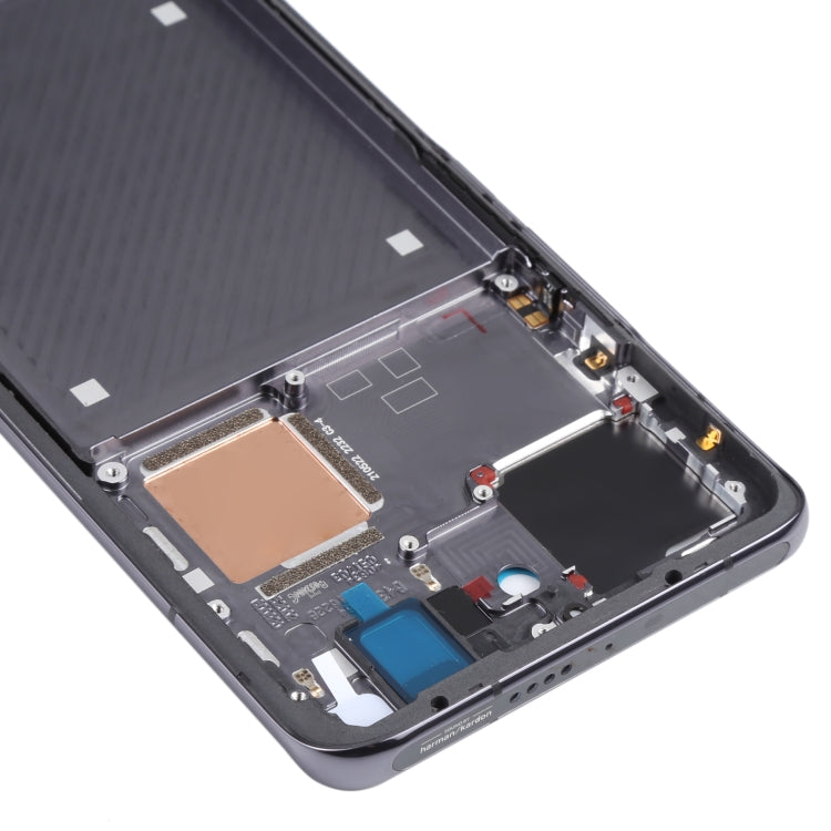Original Front Housing LCD Frame Bezel Plate for Xiaomi Mi 11 Pro M2102K1AC (Black) - Frame Bezel Plate by PMC TechLife | Online Shopping South Africa | PMC TechLife