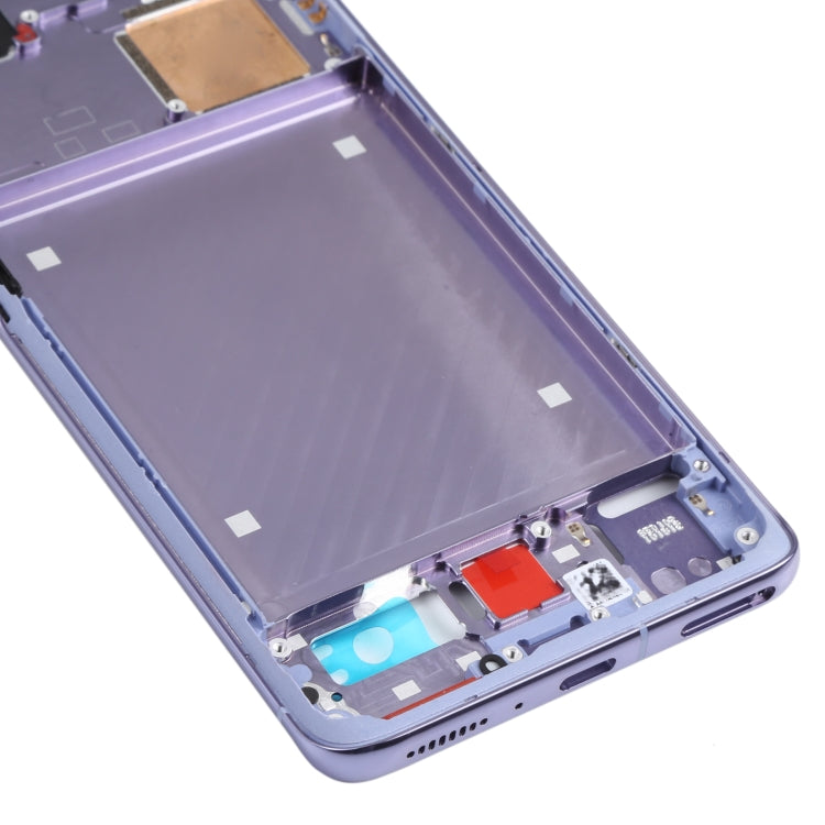 Original Front Housing LCD Frame Bezel Plate for Xiaomi Mi 11 Pro M2102K1AC (Purple) - Frame Bezel Plate by PMC TechLife | Online Shopping South Africa | PMC TechLife