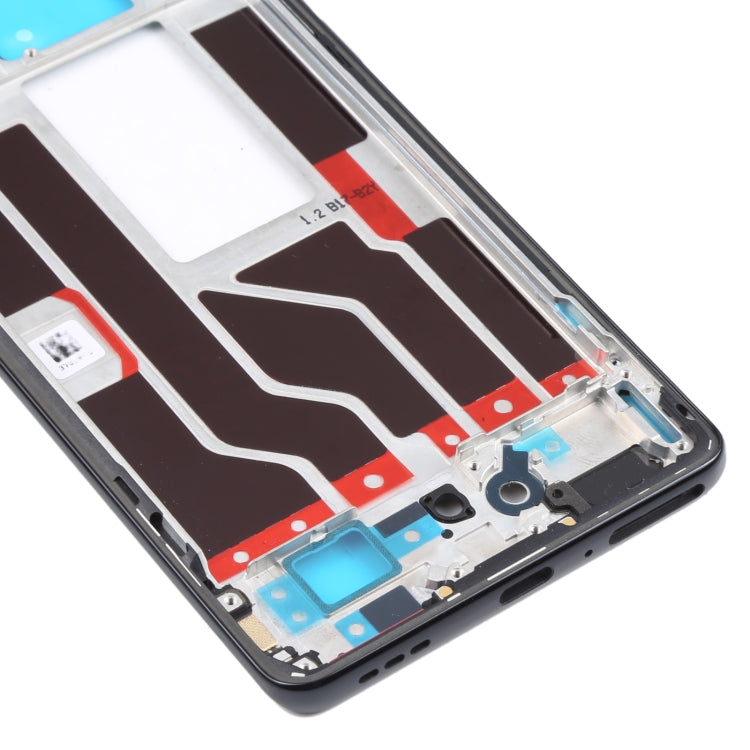 For OPPO Realme X7 Pro Ultra Original Front Housing LCD Frame Bezel Plate (Black) - Frame Bezel Plate by PMC TechLife | Online Shopping South Africa | PMC TechLife