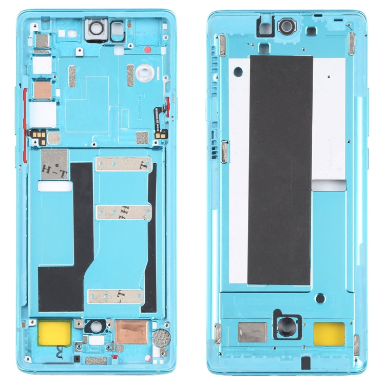 Original Front Housing LCD Frame Bezel Plate for TCL 20 Pro 5G (Blue) - For TCL by PMC TechLife | Online Shopping South Africa | PMC TechLife