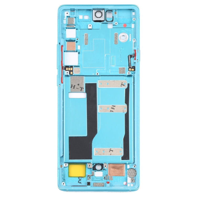 Original Front Housing LCD Frame Bezel Plate for TCL 20 Pro 5G (Blue) - For TCL by PMC TechLife | Online Shopping South Africa | PMC TechLife