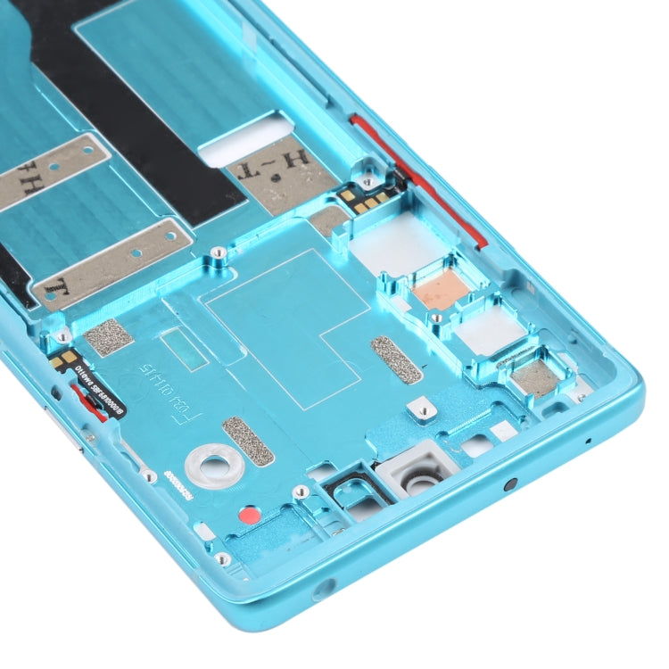 Original Front Housing LCD Frame Bezel Plate for TCL 20 Pro 5G (Blue) - For TCL by PMC TechLife | Online Shopping South Africa | PMC TechLife