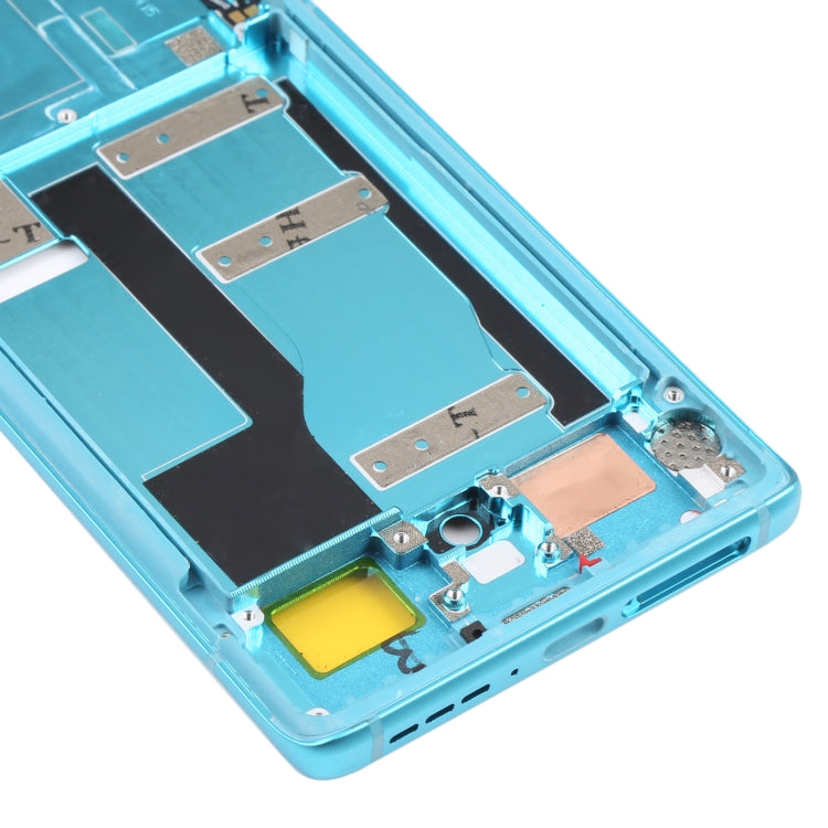 Original Front Housing LCD Frame Bezel Plate for TCL 20 Pro 5G (Blue) - For TCL by PMC TechLife | Online Shopping South Africa | PMC TechLife