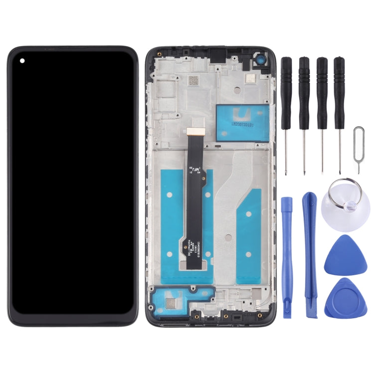 TFT LCD Screen for Motorola Moto G8 XT2045-1 Digitizer Full Assembly with Frame (Black) - free shipping - PMC TechLife - Order now!
