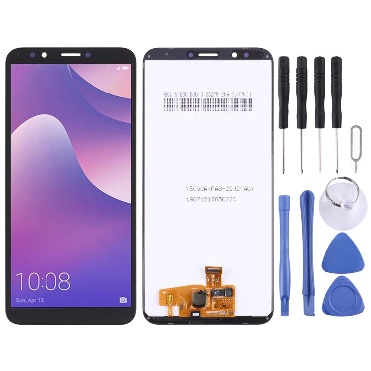 OEM LCD Screen for Huawei Y7 Pro 2018 with Digitizer Full Assembly(Black) - free shipping - PMC TechLife - Order now!