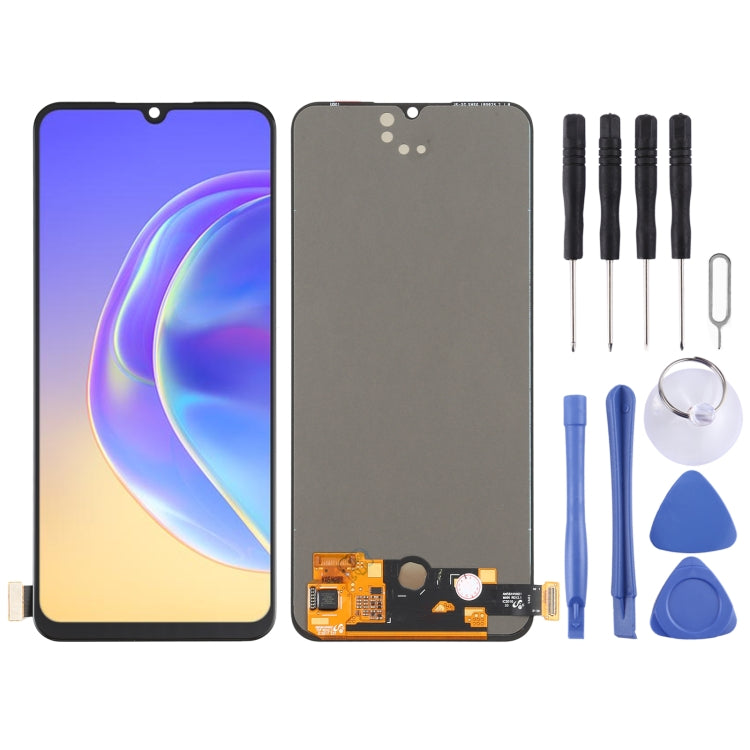 Original AMOLED Material LCD Screen and Digitizer Full Assembly for Vivo V21e 4G / Y73 V2061, V2059 - free shipping - PMC TechLife - Order now!