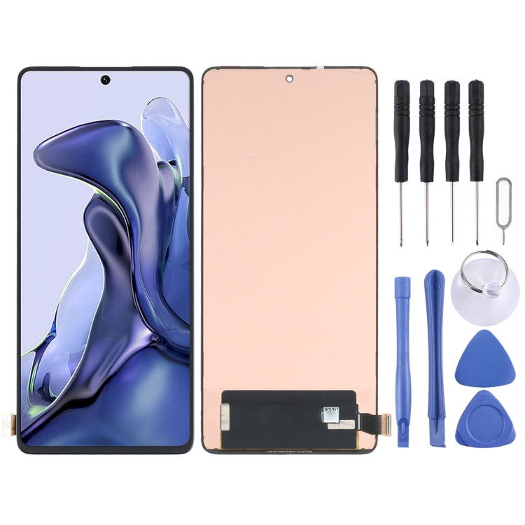 OLED Material Original LCD Screen and Digitizer Full Assembly for Xiaomi Mi 11T / 11T Pro - free shipping - PMC TechLife - Order now!