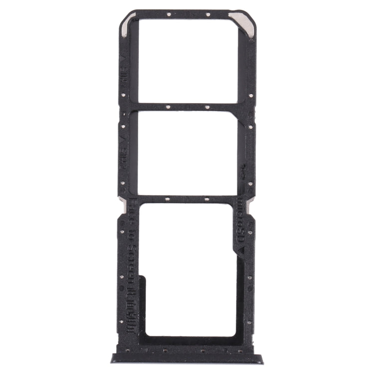 For OPPO A16 / A16S CPH2269 CPH2271  SIM Card Tray + SIM Card Tray + Micro SD Card Tray (Black) - free shipping - PMC TechLife - Order now!
