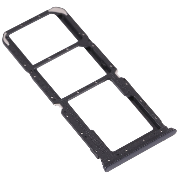 For OPPO A16 / A16S CPH2269 CPH2271  SIM Card Tray + SIM Card Tray + Micro SD Card Tray (Black) - free shipping - PMC TechLife - Order now!