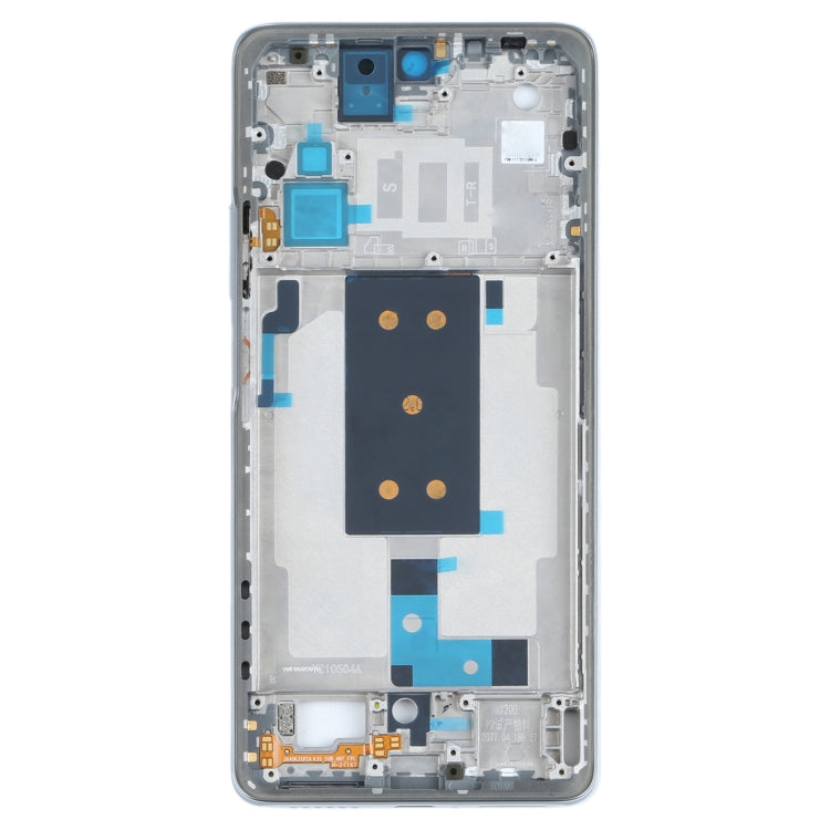 Original Front Housing LCD Frame Bezel Plate for Xiaomi Mi 11T / 11T Pro(Silver) - Frame Bezel Plate by PMC TechLife | Online Shopping South Africa | PMC TechLife