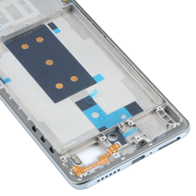 Original Front Housing LCD Frame Bezel Plate for Xiaomi Mi 11T / 11T Pro(Silver) - Frame Bezel Plate by PMC TechLife | Online Shopping South Africa | PMC TechLife