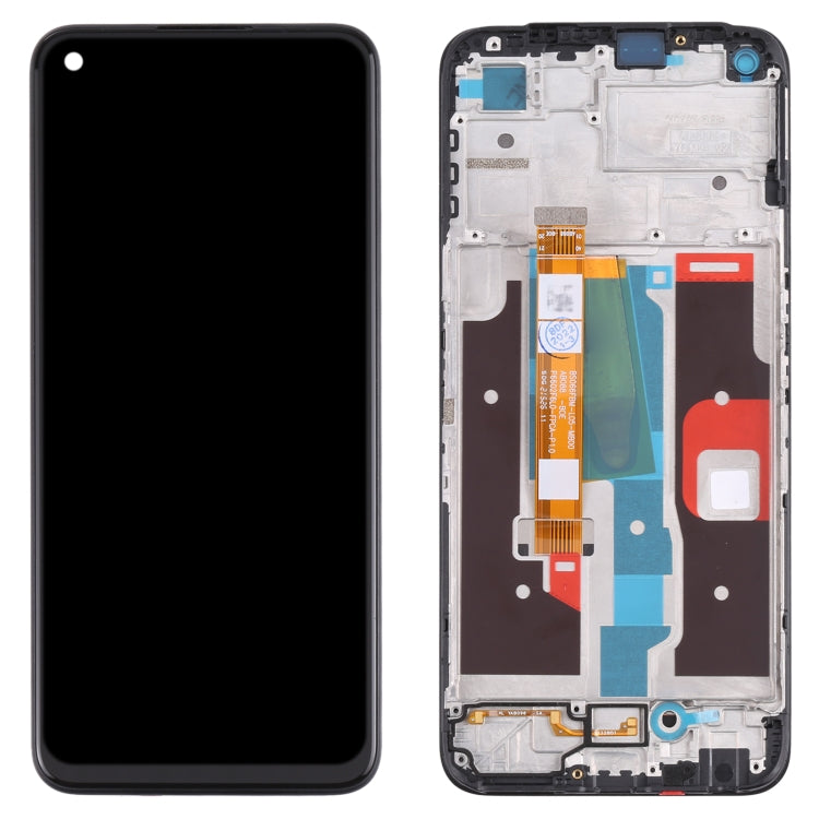 LCD Screen and Digitizer Full Assembly with Frame for OPPO Realme 8i RMX3151(Black) - free shipping - PMC TechLife - Order now!