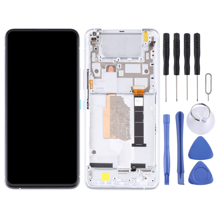 Original LCD Screen for Asus Zenfone 8 Flip ZS672KS Digitizer Full Assembly with Frame���Silver) - free shipping - PMC TechLife - Order now!