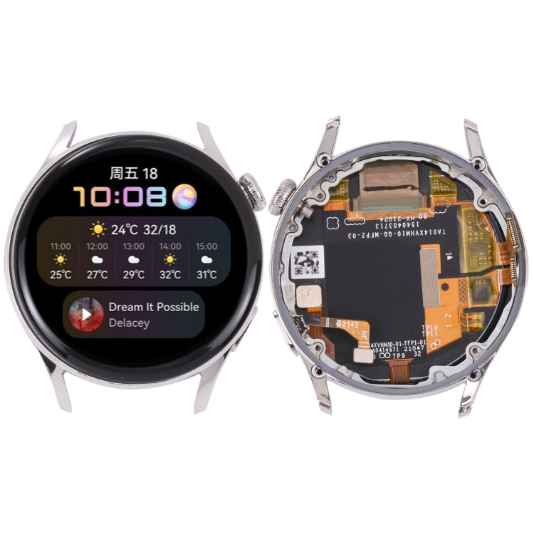 Original LCD Screen and Digitizer Full Assembly With Frame for Huawei Watch 3(Silver) -  by PMC TechLife | Online Shopping South Africa | PMC TechLife